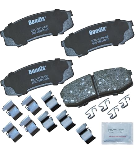 Amazon.com: Bendix Premium SBC976 Ceramic Front Brake Pads for